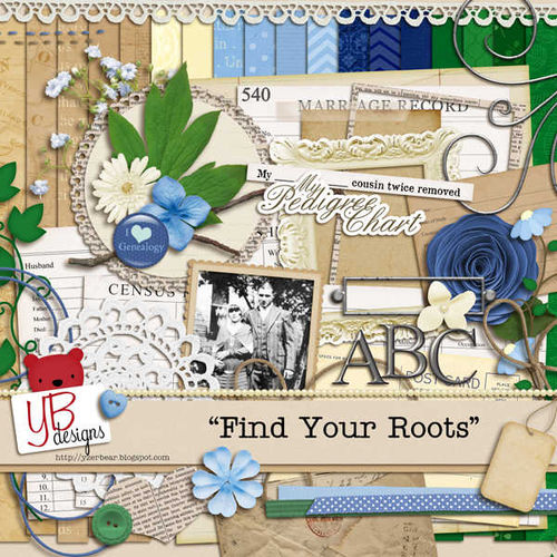 Скрап-набор Find your roots - Найди свои корни