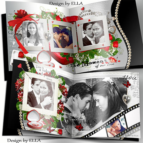 Romantic photobook - The Moment of our Love