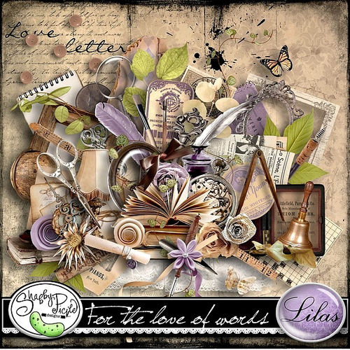 Scrap kit "For the love of words"