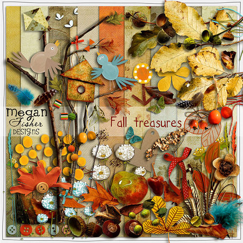 Скрап-набор - Fall treasures