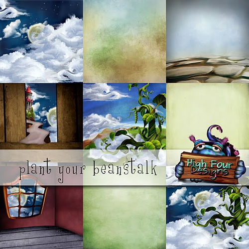 Скрап-набор Plant your Beanstalk