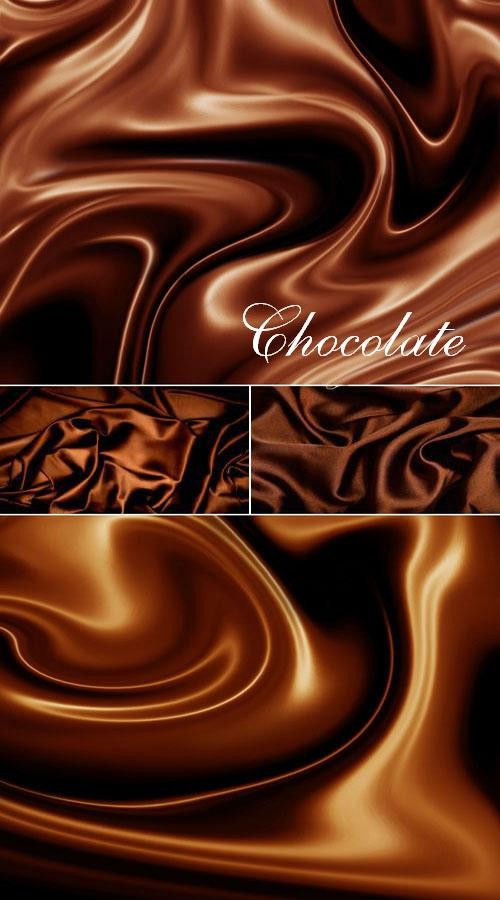 Высококачественные шоколадно-шелковые текстуры