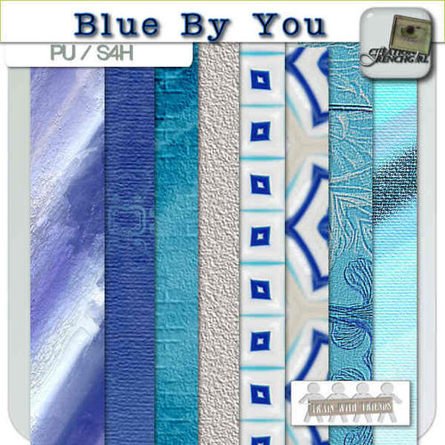 Скрап-набор Blue by you - Синева