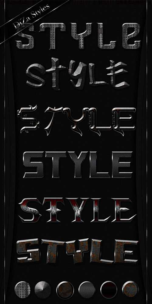 Metal Styles for Photoshop