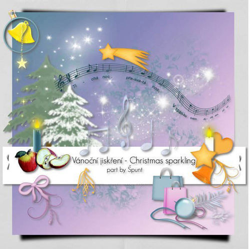 Скрап-комплект "Блеск Рождества - Christmas Sparkling"