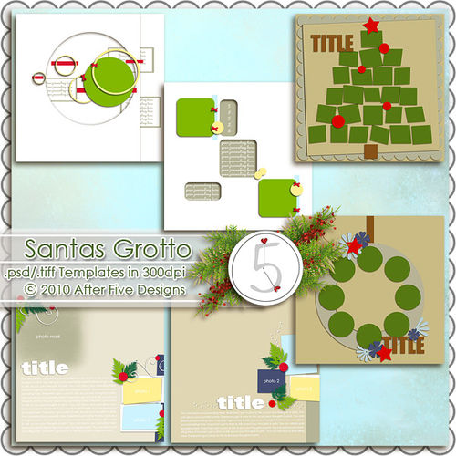 Скрап-набор "Santas Grotto"