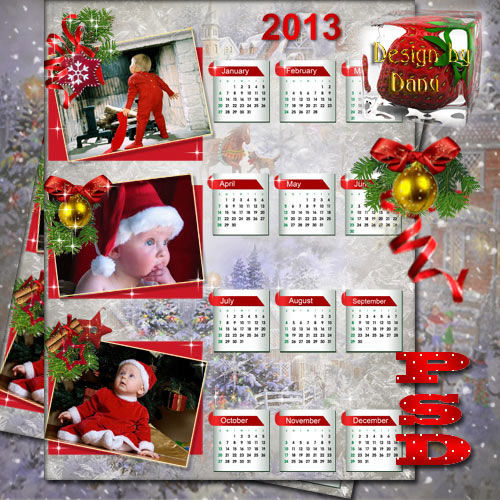 Календарь-рамка "В ожидании Рождества"