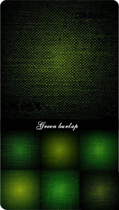  Набор текстур Зеленая мешковина
