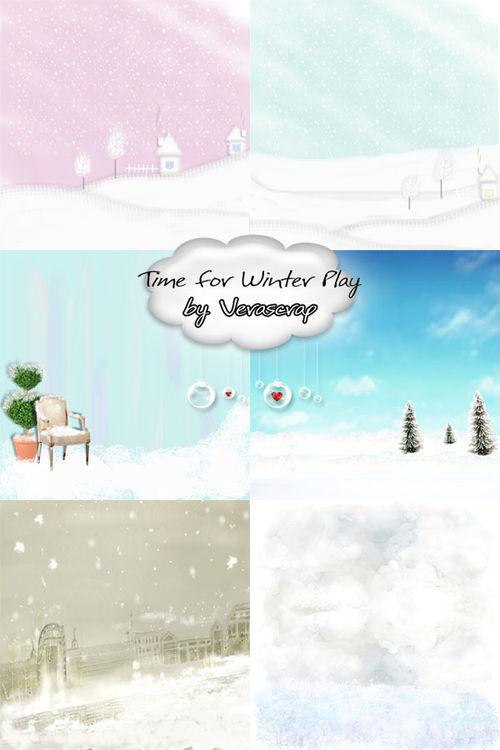 Скрап-набор "Time for Winter Play"