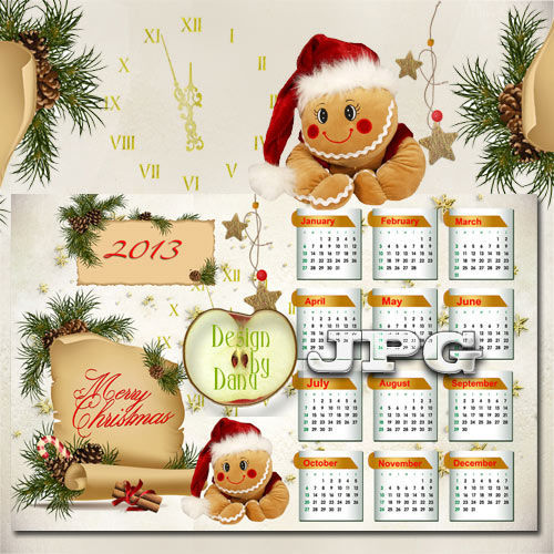 Календарь настенный на 2013 год "Веселый гномик"
