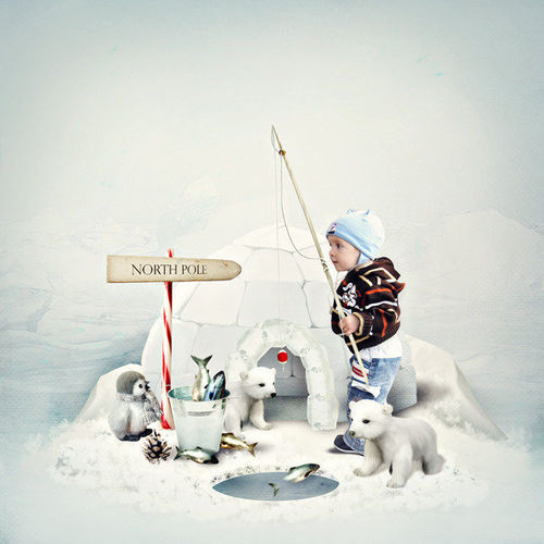 Скрап-набор North Pole Trip - Ice Land