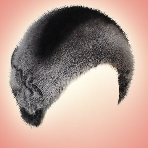 Клипарт на прозрачном фоне  "Женские зимние меховые шапки"