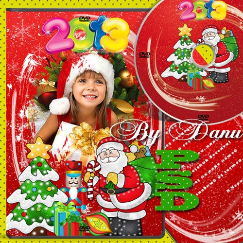 Новогодний набор для DVD "Дед Мороз у нас на елке"