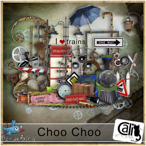 Скрап-набор Choo Choo