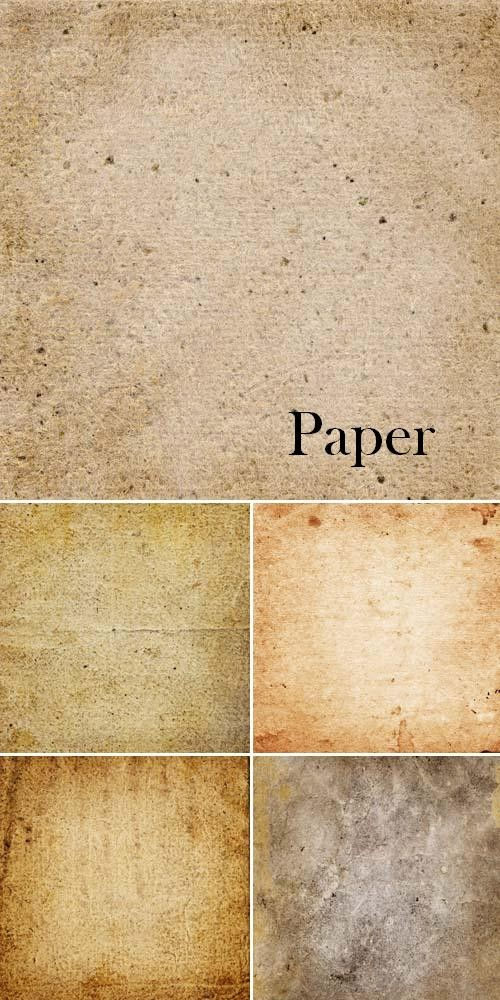 Текстуры "Старые листы плотной бумаги" 