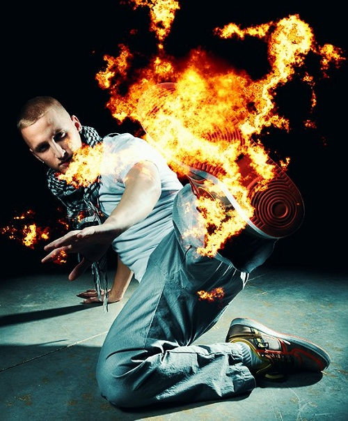 Кисти для Photoshop "Реалистичное пламя огня"