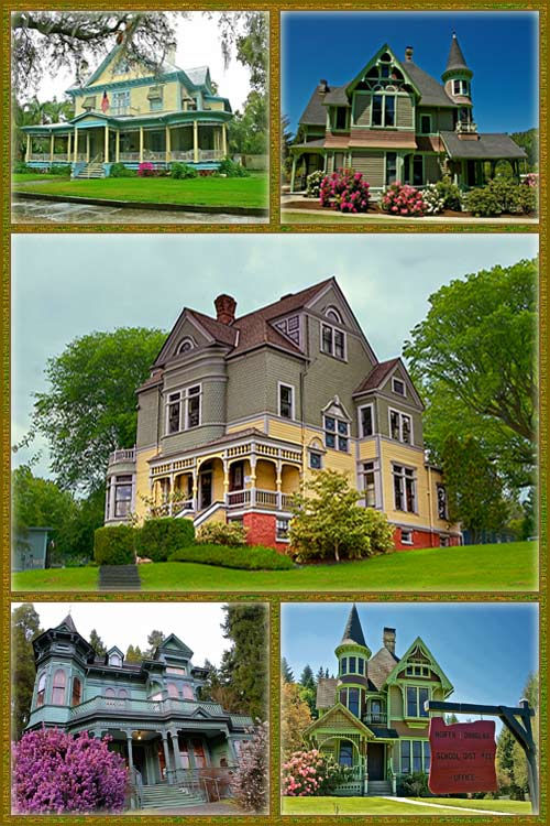 Фотоподборка "Викторианские дома штата Орегон. USA"