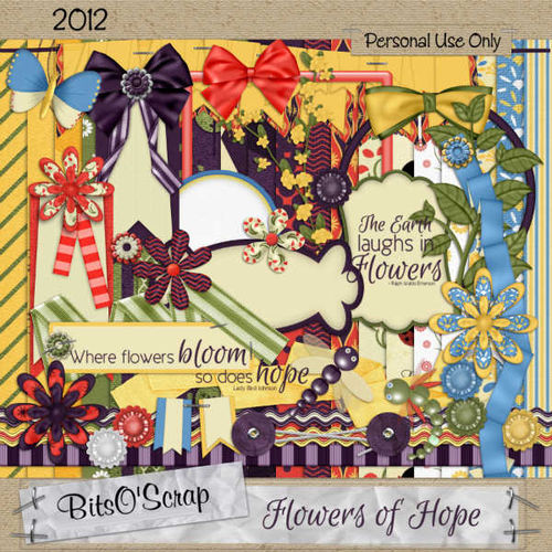 Скрап-комплект "Цветы надежды"