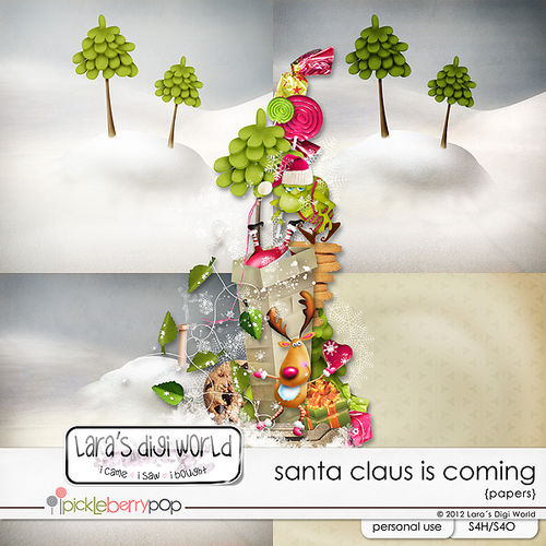 Скрап-набор Santa Claus is coming