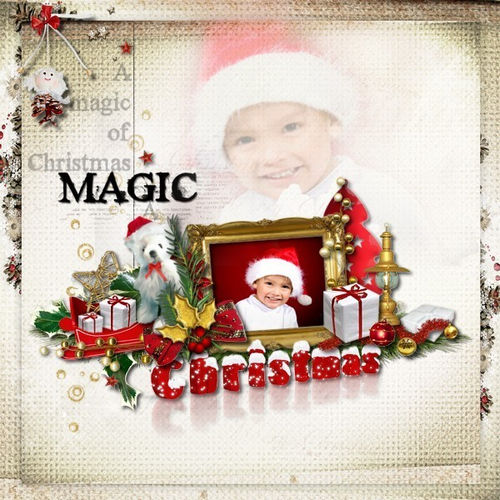 Скрап-набор The magic of Christmas