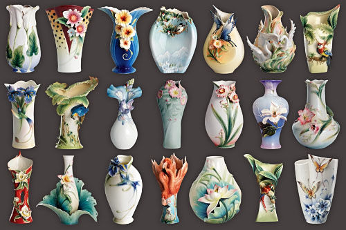Клипарт "Декоративные вазы"