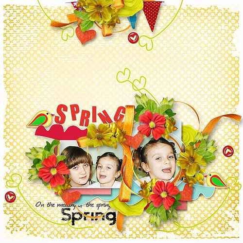 Скрап-набор Colorful Spring