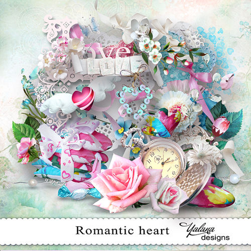 Scrap kit Romantic Heart