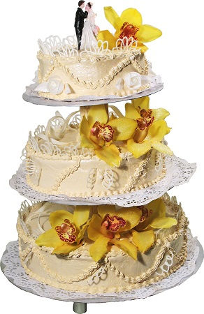 Свадебные торты (часть 1)