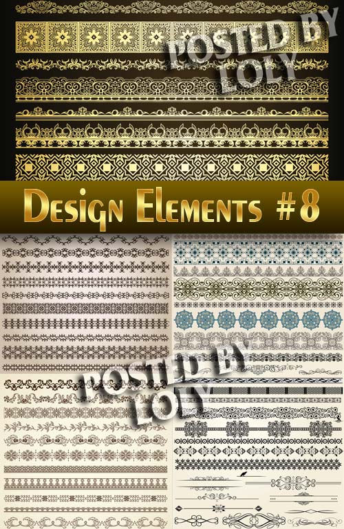 Элементы Дизайна #8 - Векторный клипарт