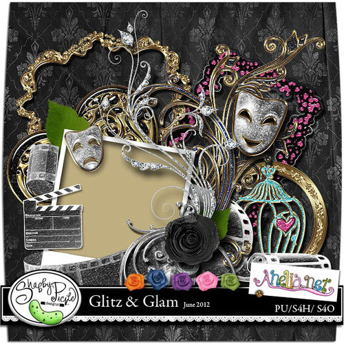 Скрап-набор Glitz & Glam
