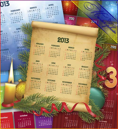 Набор календарей на 2013 год