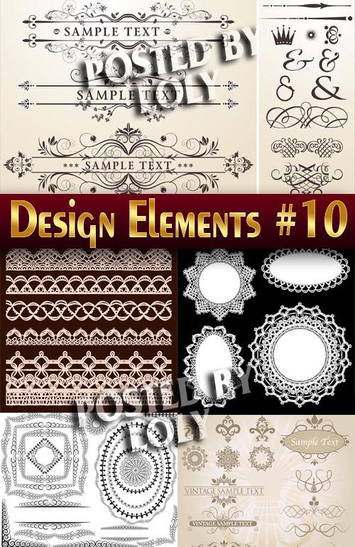 Элементы Дизайна #10 - Векторный клипарт