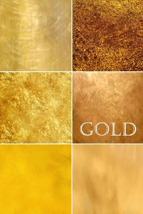 Текстуры полированного золота