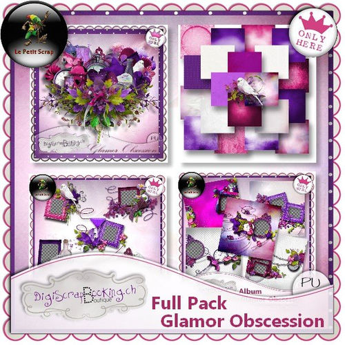 Скрап-набор Glamour Obsession