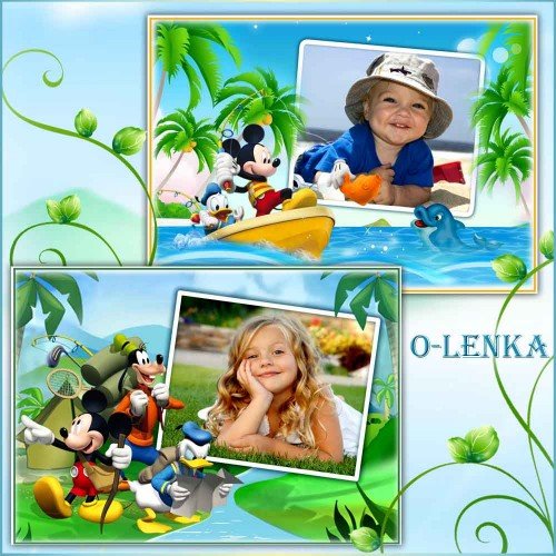 Детские фоторамки - Микки Маус и его друзья