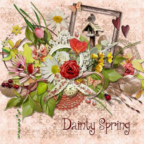 Скрап-набор Dainty Spring