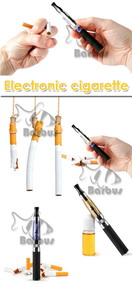 Electronic cigarette / Электронная сигарета - Photo stock