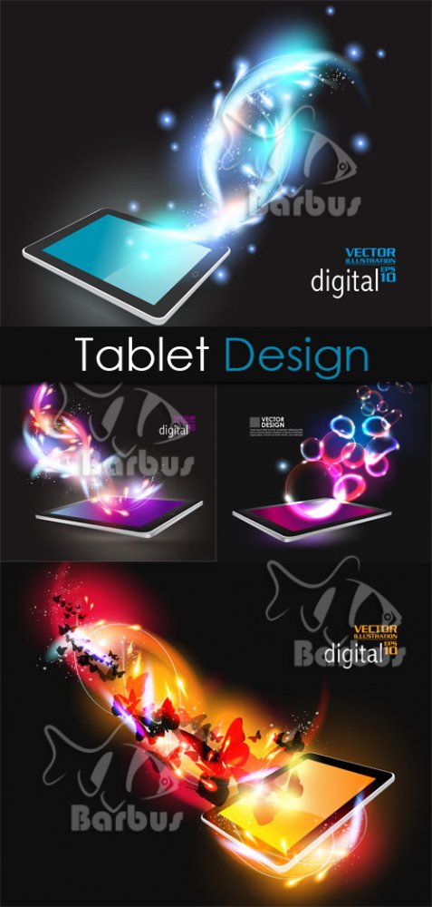 Digital tablet design / Дизайнерские решения с планшетами