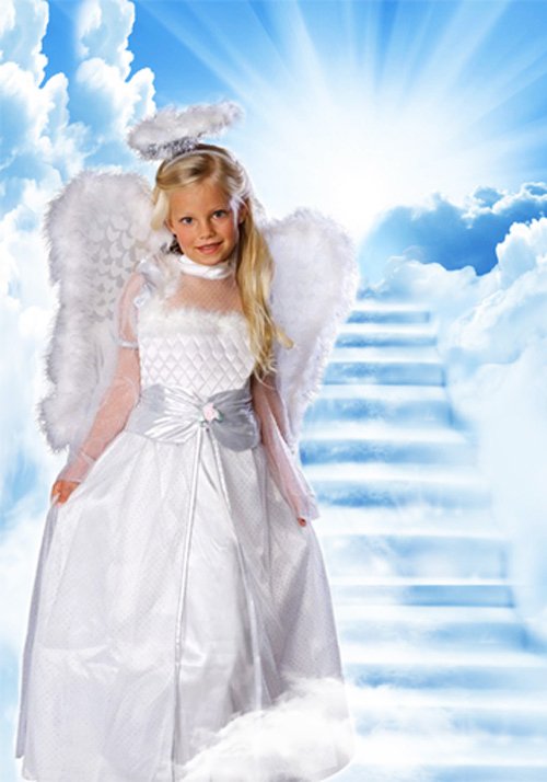 Шаблон  детский  ''Ангел небесный ''