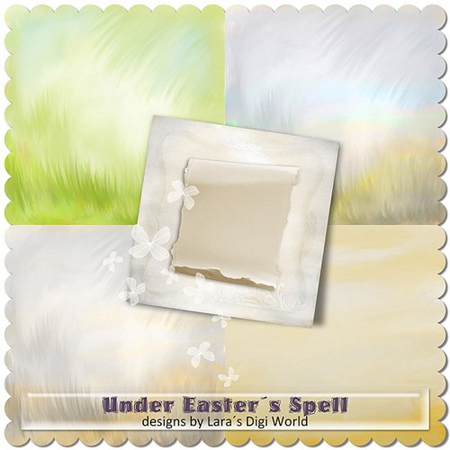 Скрап-набор "Under Easter Spell"