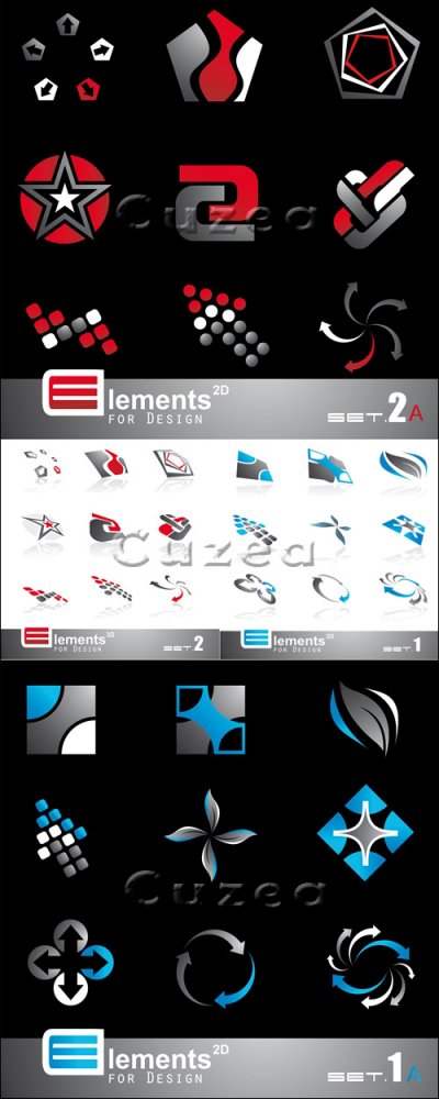 Векторные элементы для дизайна/ Vector elements for design
