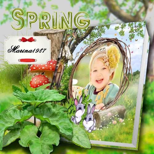 Детская фотокнига "В лес пришла Весна"