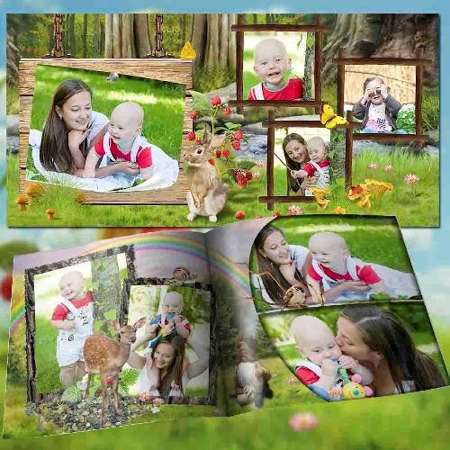 Детская фотокнига "В лес пришла Весна"