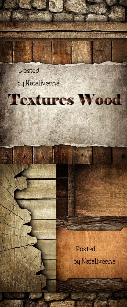 Текстуры дерева / Textures wood - Stock photo