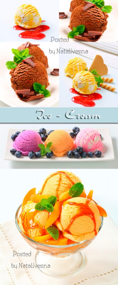 Шарики мороженого / Ice-cream- Stock photo 