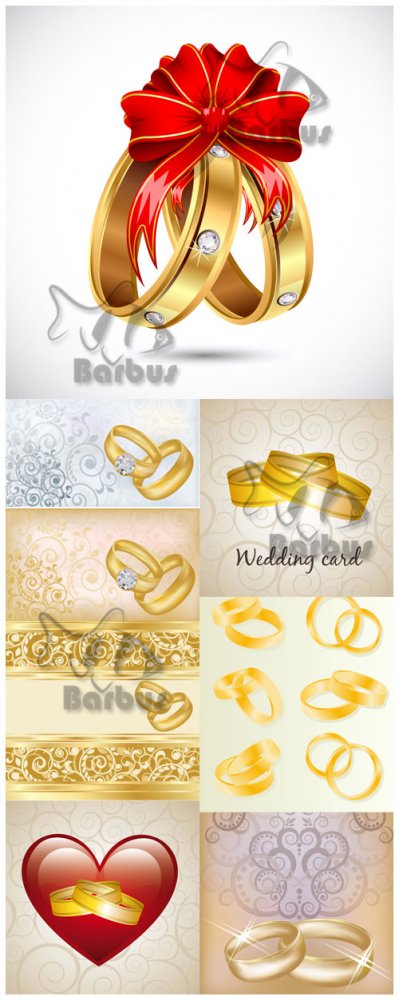 Gold rings for the newly married / Золотые кольца для молодоженов