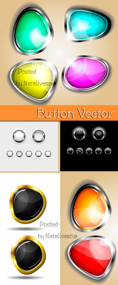 Абстрактные кнопки в Векторе / Vector - Abstract buttons
