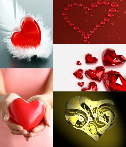 Фотосток: Сердечки и сердца ко Дню Святого Валентина №6