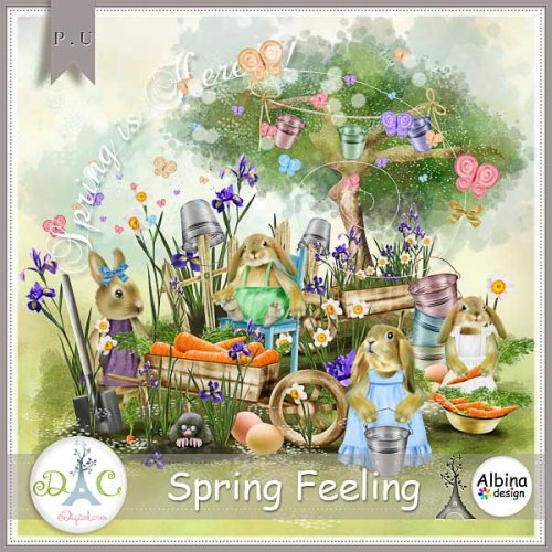 Скрап-набор Spring feeling