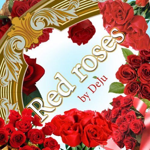Сборка клипарта "Красные розы 3" / сlipart Red roses 3